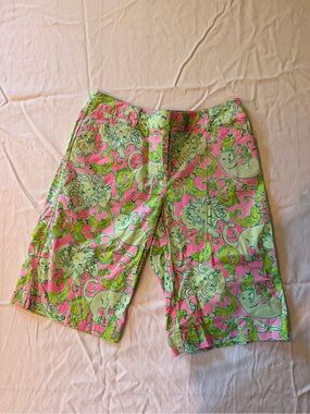 Lilly Pulitzer pink and green shorts